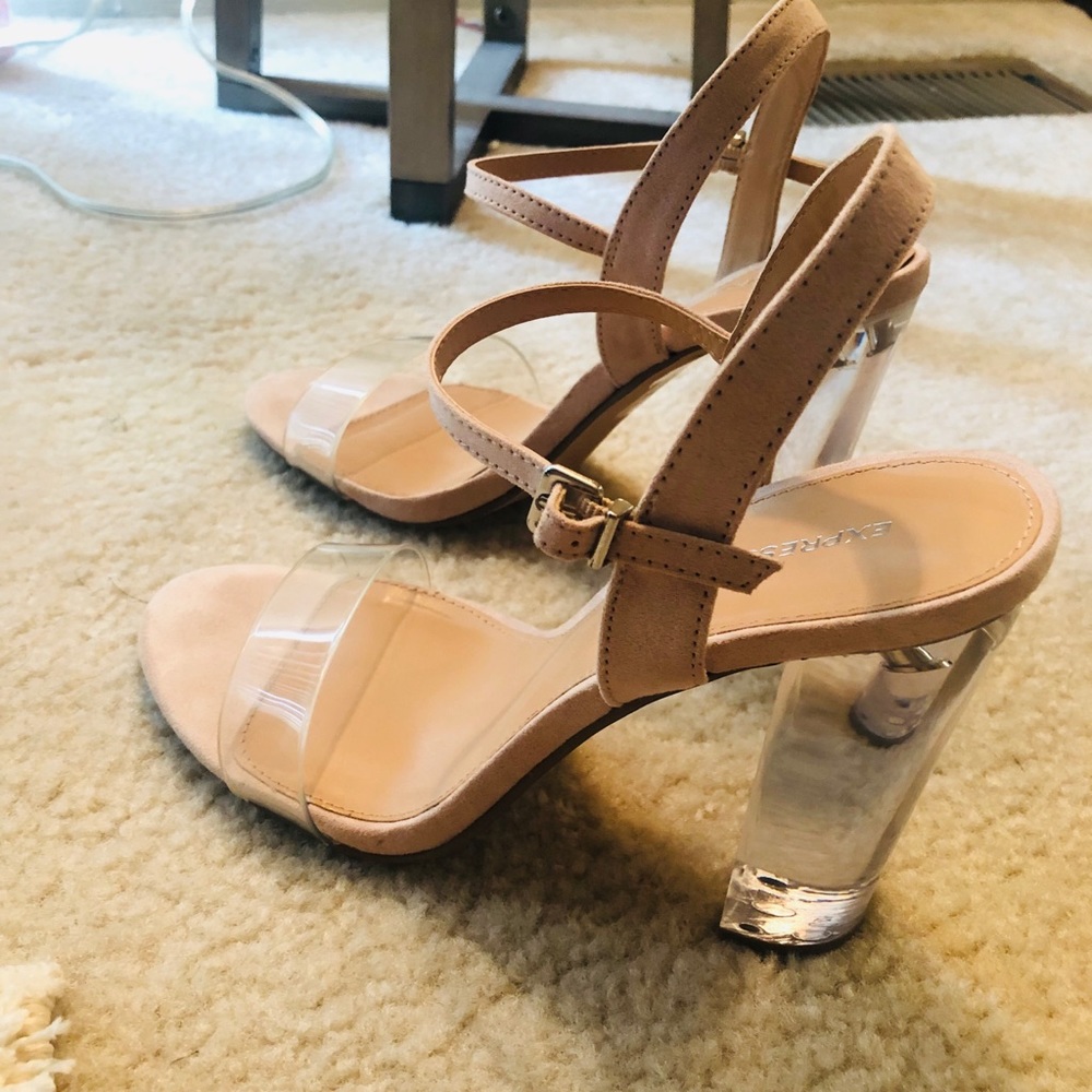 Nude Clear Heel!! FINAL PRICE!!